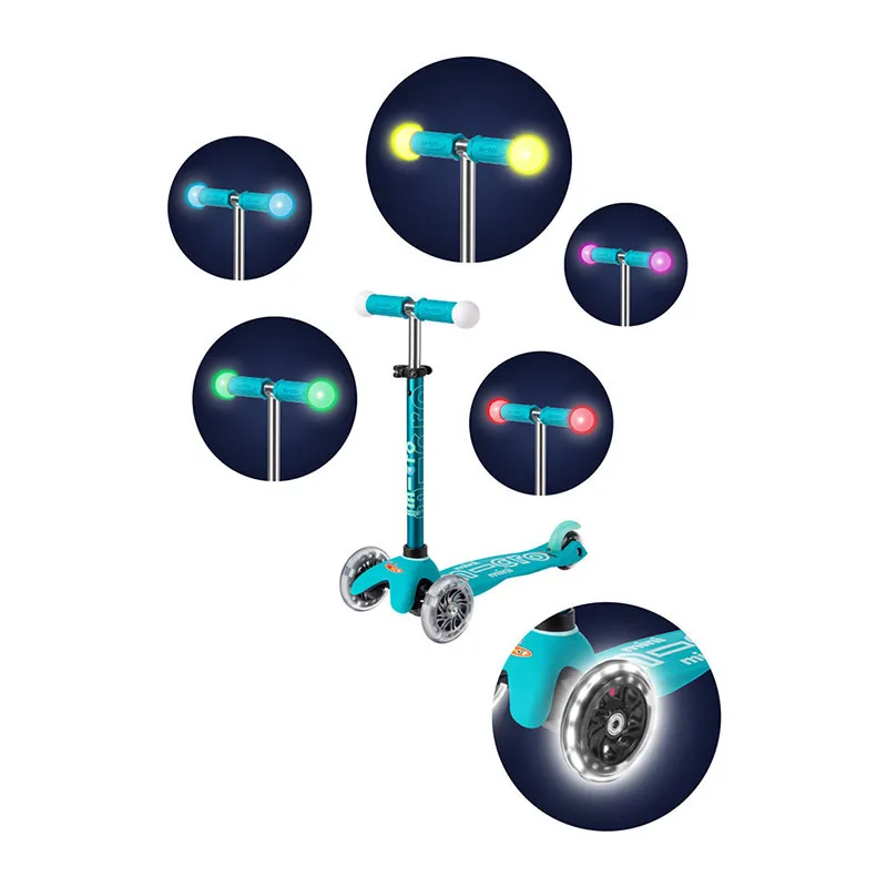 Trottinette évolutive 3en1 Revolution led Rouge - 12m+-6