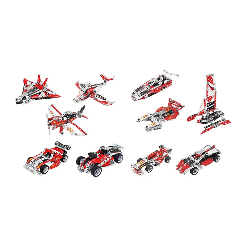 Véhicules de course à construire 10 modèles Meccano - 8+-1