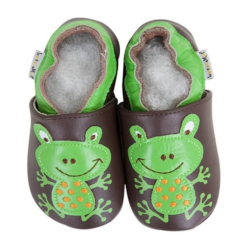 Chaussons cuir Grenouille-1
