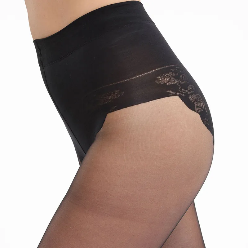 Collants Ventre plat Signature 20D Femme - Noir-2