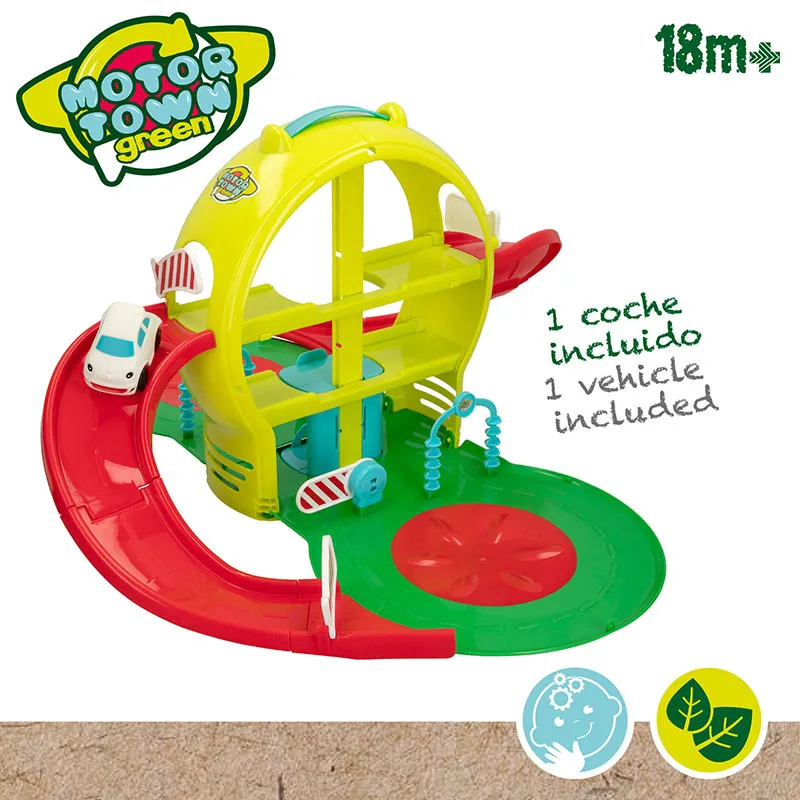 Parking bioplastique avec 1 voiture - 18m+-3
