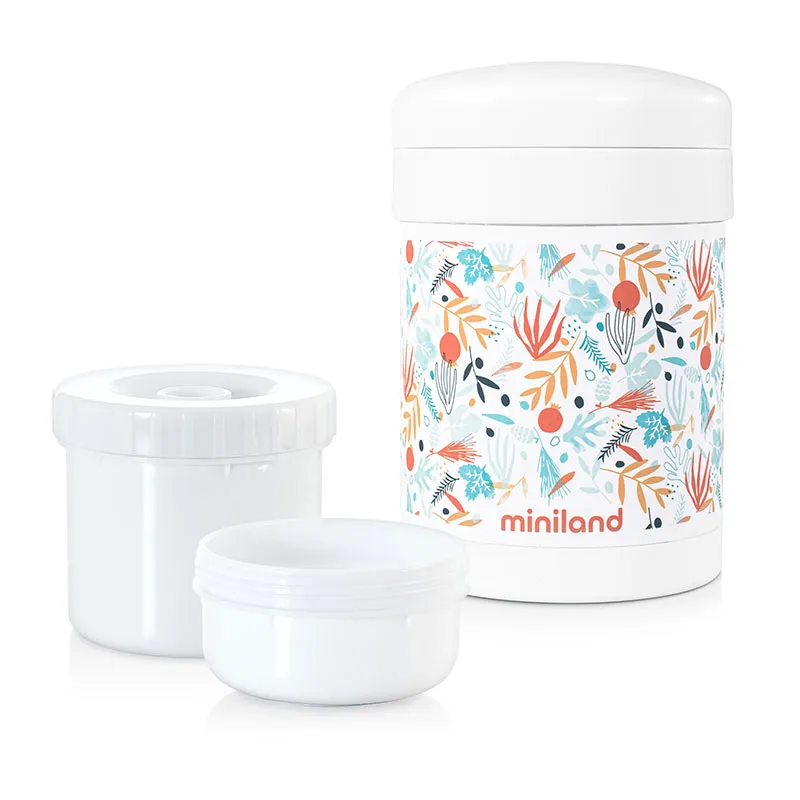 Thermos repas double comp. + Sac Méditer. 4pcs - 700ml-0