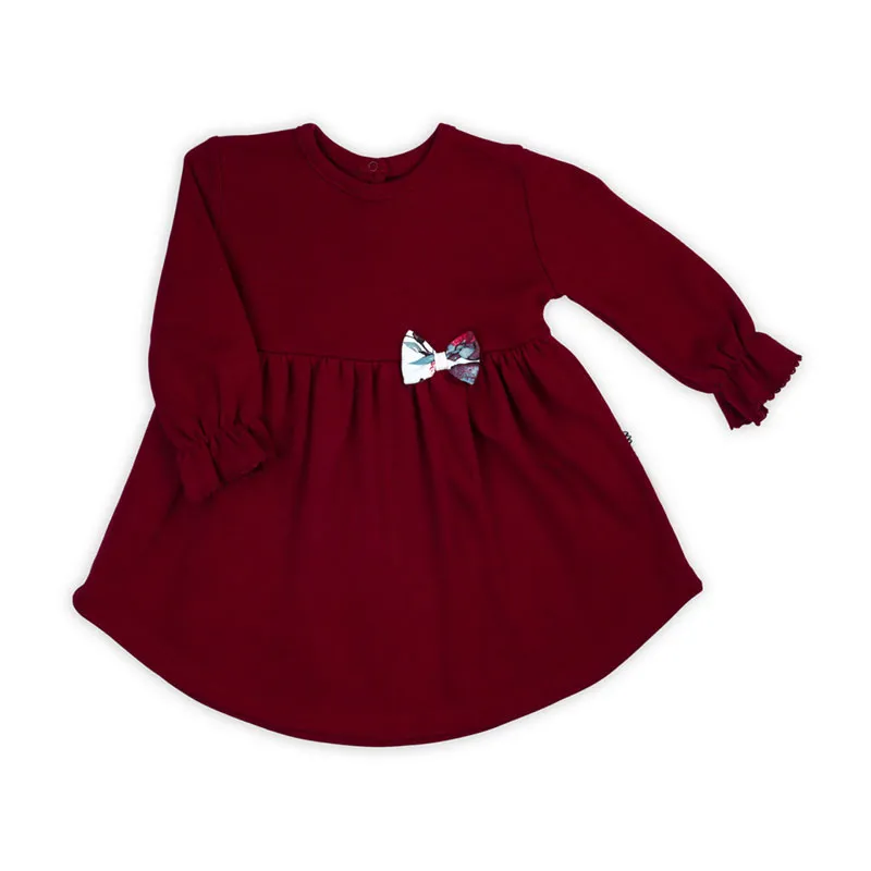 Robe ML Fleurs - Bordeaux-0