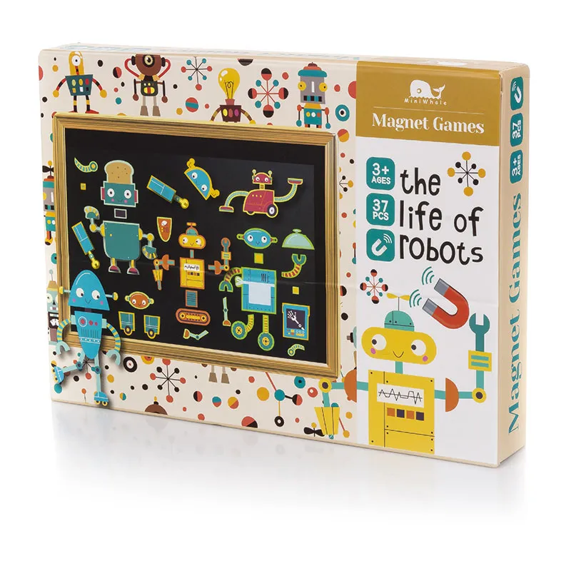 Jeu de création magnét. Robot - 36m+-4