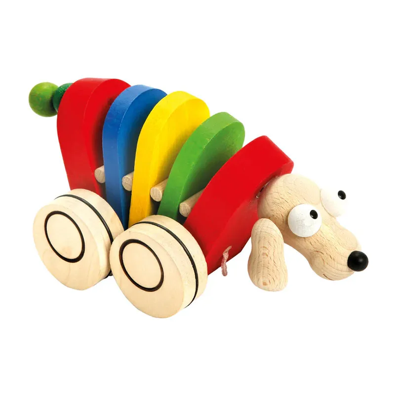 Chien Multicolore à tirer - 36m+-1