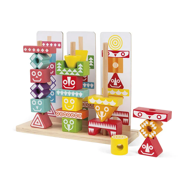 Jeu à empiler Edutotem 52pcs - 36m+-3