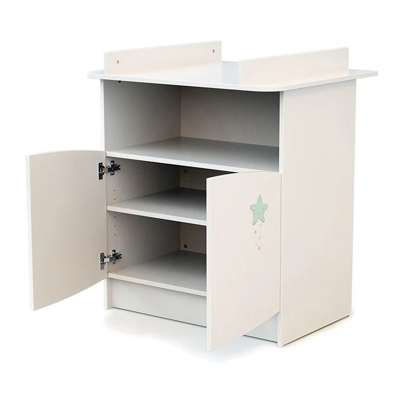 Meuble à langer Disney Winnie in sky Blanc - 79x65x92cm-2