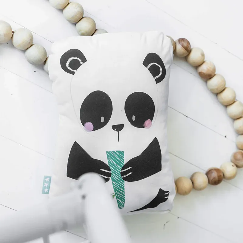 Coussin Panda Garden - 40x30cm-1