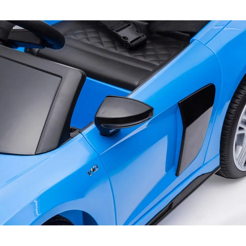 Voiture à batterie Audi R8 Spyder Bleu  - 36m+-9