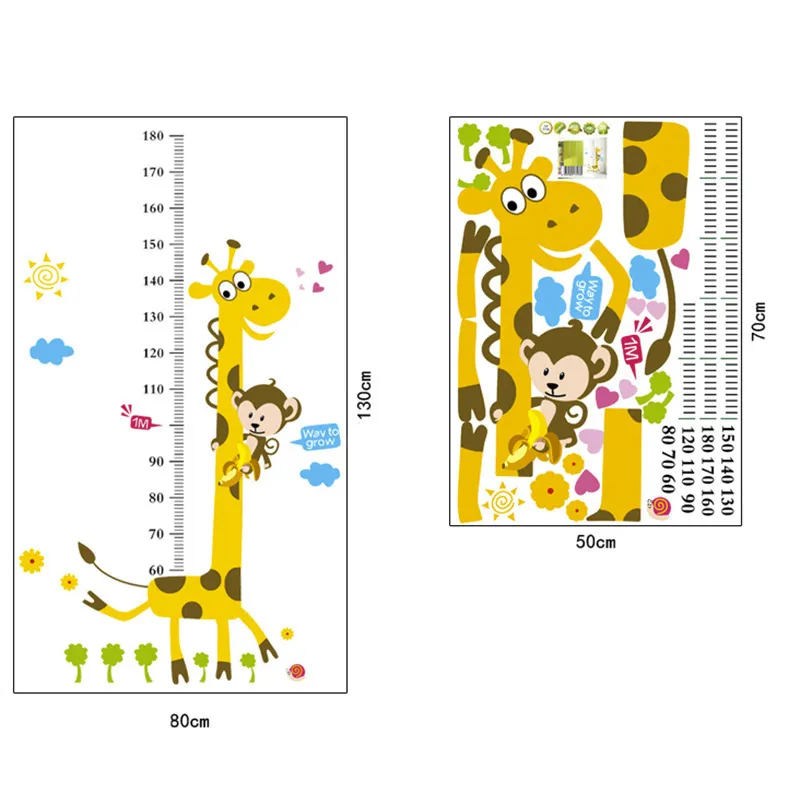Stickers Toise - Singe & Girafe-6