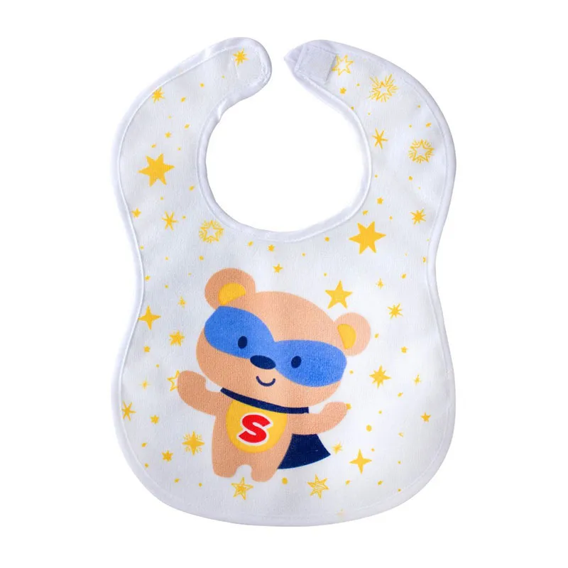 Bavoir éponge Ourson Super-héros - 3m+-0