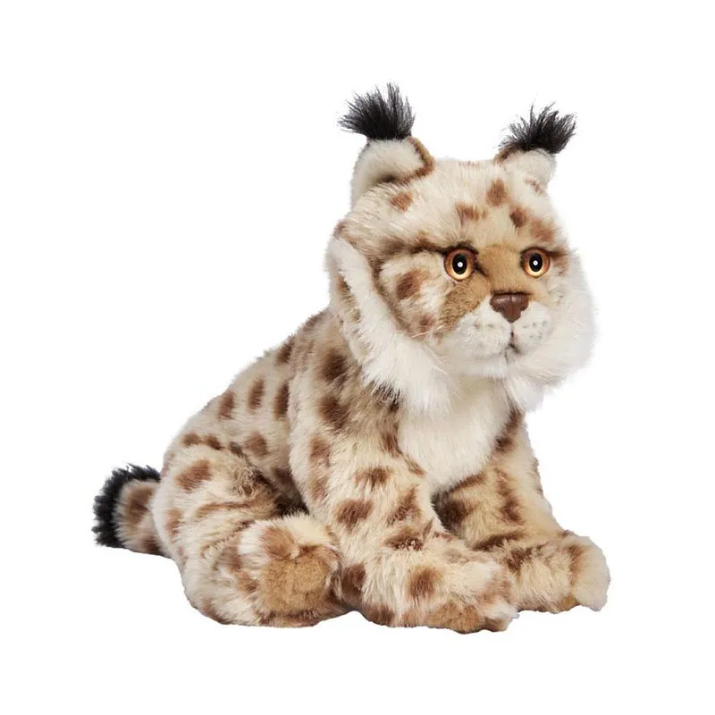 Peluche Lynx d'Europe Assis Anima - 24cm-0