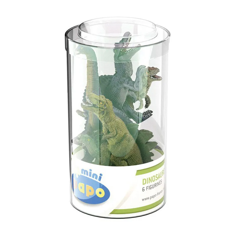 Mini Dinosaures Lot 1 6pcs - 8x8x12,5cm-8