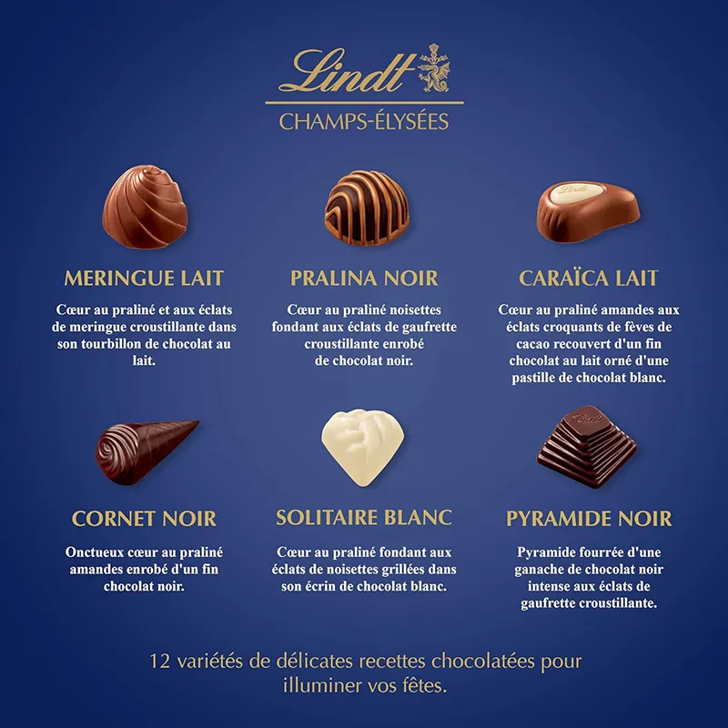 Lindt Boîte chocolats assortis - 469g-5