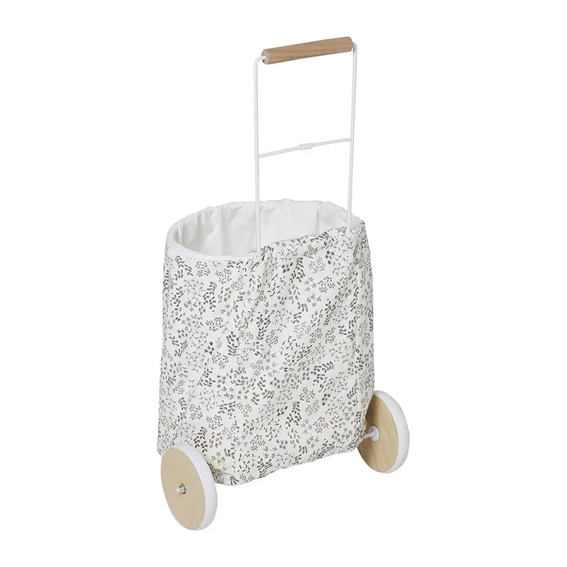 Panier à roulette Bois Fleurs - 24m+-3