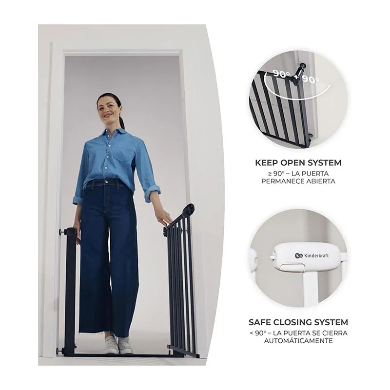 Barrière de sécurité Lock&Go Blanc - 75-103cm-5