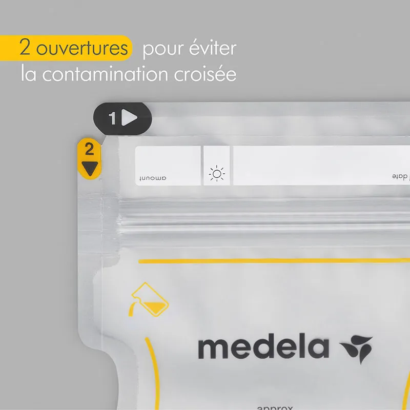 25 Sachets de conservation pour lait maternel-1