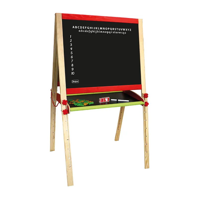 Grand tableau multifonctions réglable en bois 66x54x120cm - 36m+-1