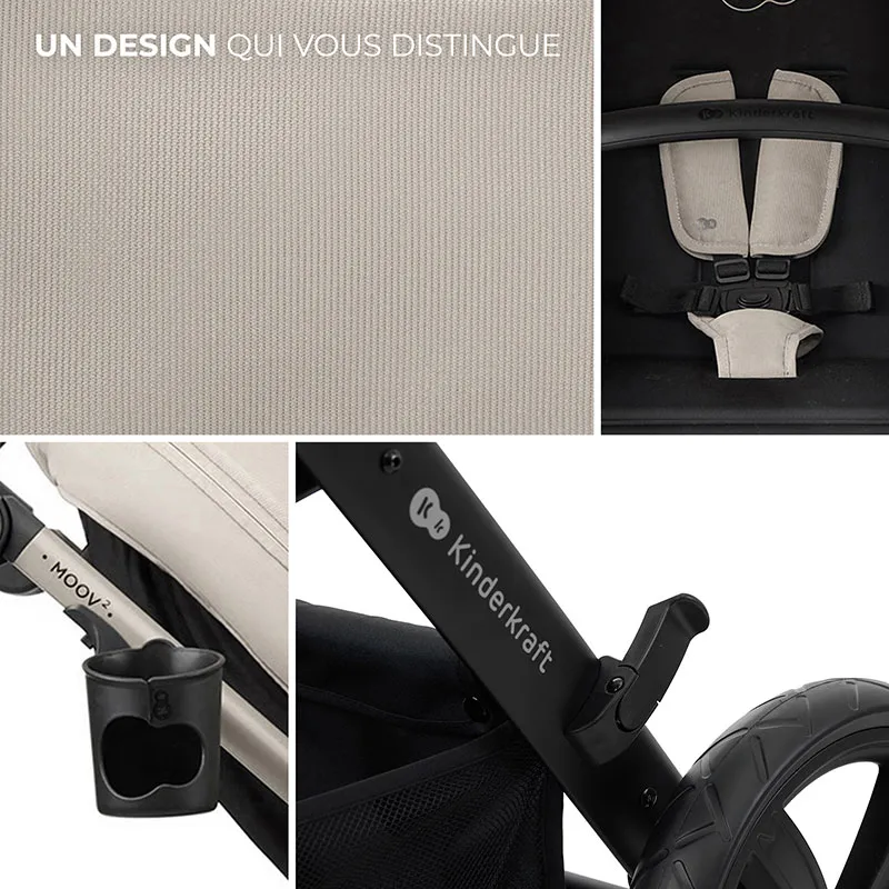 Poussette Moov 2 Air 4en1 Gris - 0m+-20