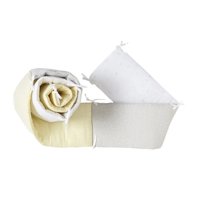 Tour de parc Gaze de Coton Blanc - 50/70x25cm-2