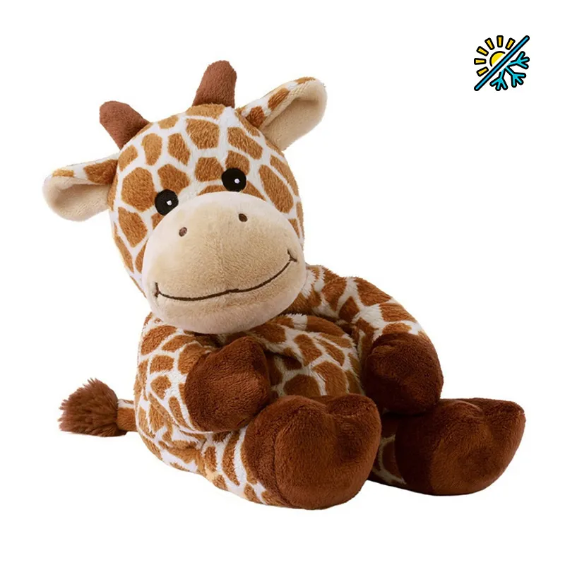Peluche bouillotte Girafe 33cm - 0m+-0