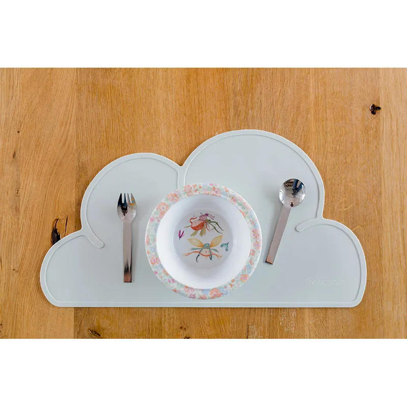 Set de table Silicone Nuage Gris clair - 49x27cm-2