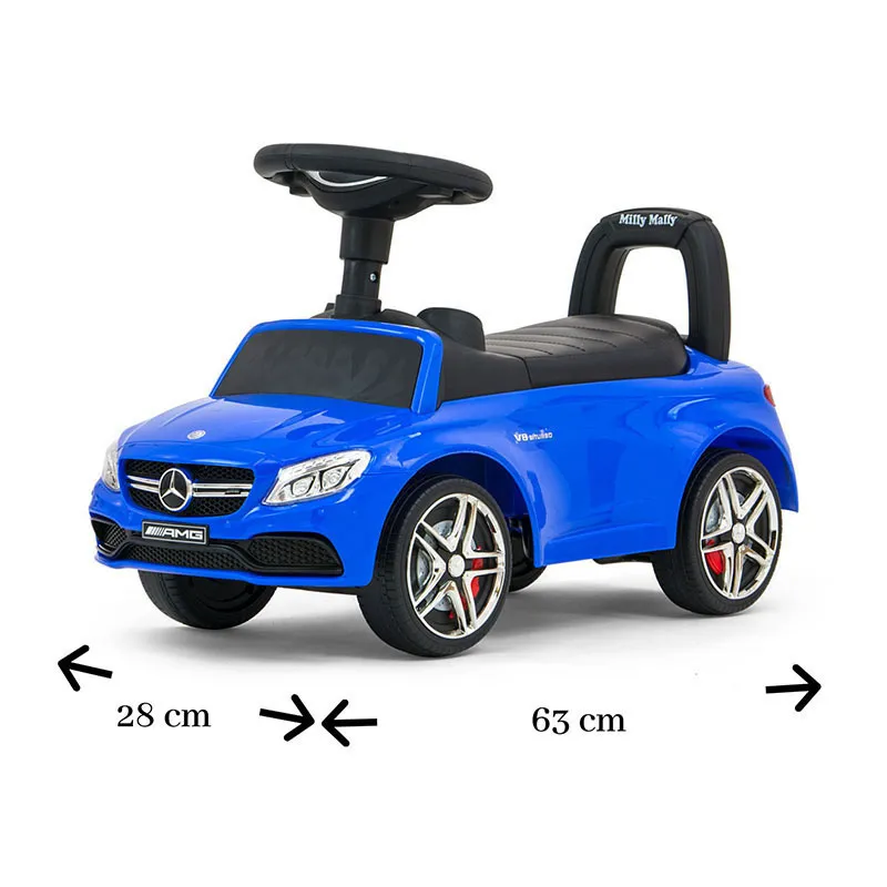 Porteur Mercedes AMG C63 coupé Bleu - 12m+-3