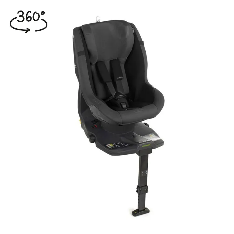 Siège-auto I-Size/Isofix 360° Ikonic R 40 à 105 cm - Noir-0