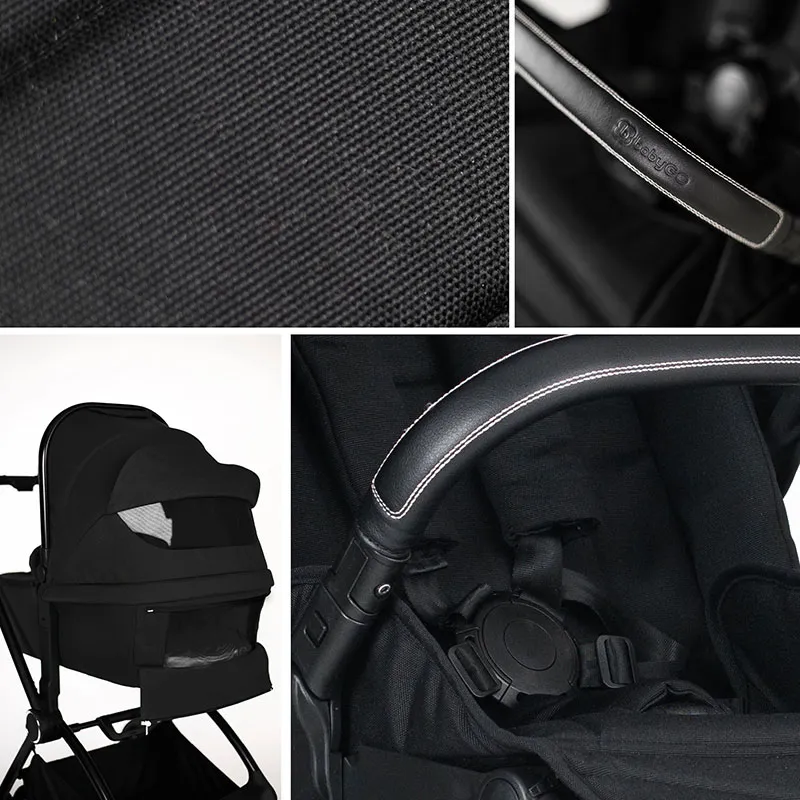 Duo Poussette Compacte Harmony Noir - 0m+-14