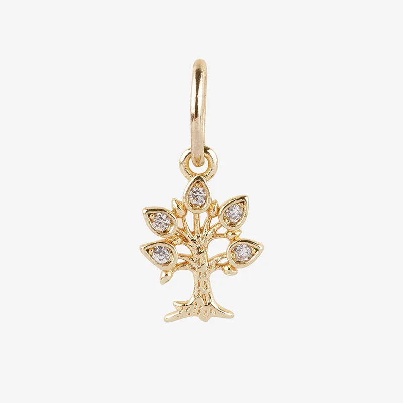 Charm Arbre de vie - Plaqué Or-0