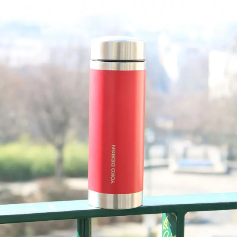 Théière isotherme LiberTea Rouge Inox - 350ml - YOKO DESIGN-1