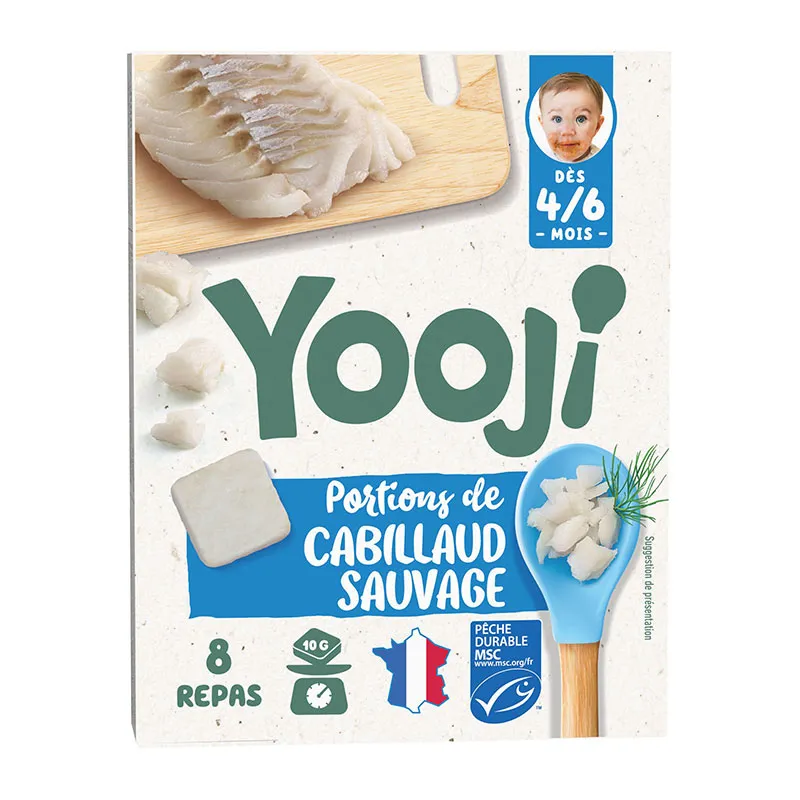 Pack Mes 1er Hachés de Viandes Bio et Poissons Sauvages MSC - 50 repas - 4m+-16