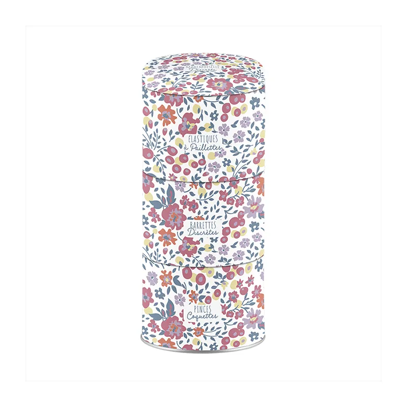 Boîte à Accessoires Cheveux empilables Mademoiselle discrète - 21,5cm-0