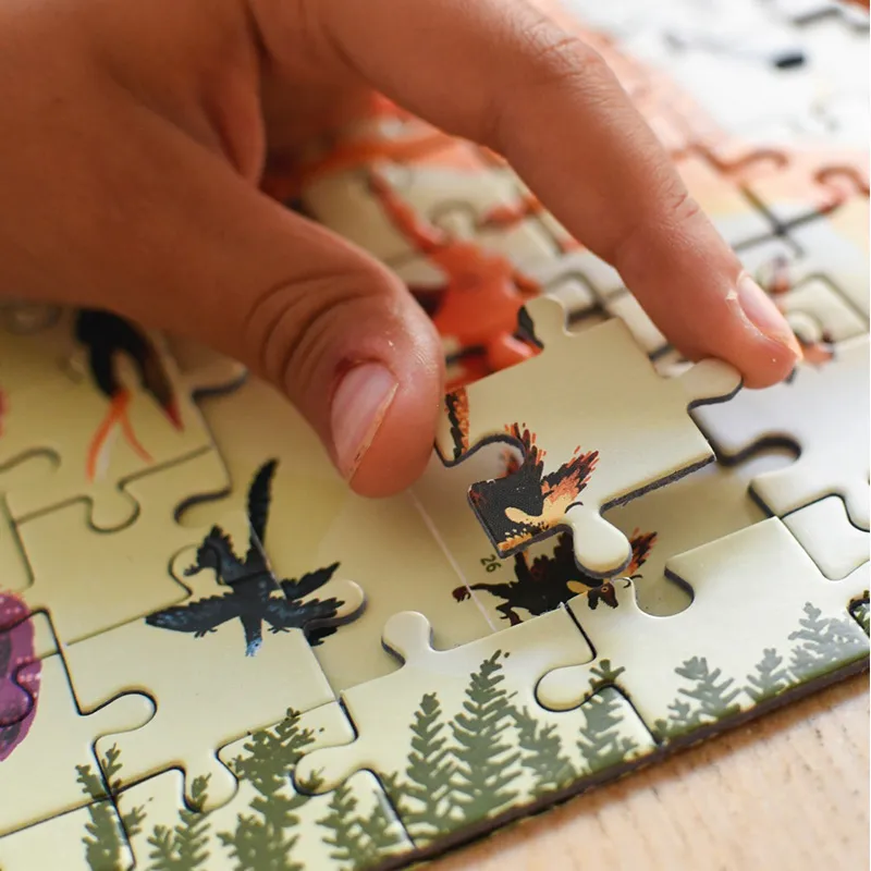 Puzzle éducatif 280pcs Les Dinosaures - 7+-10
