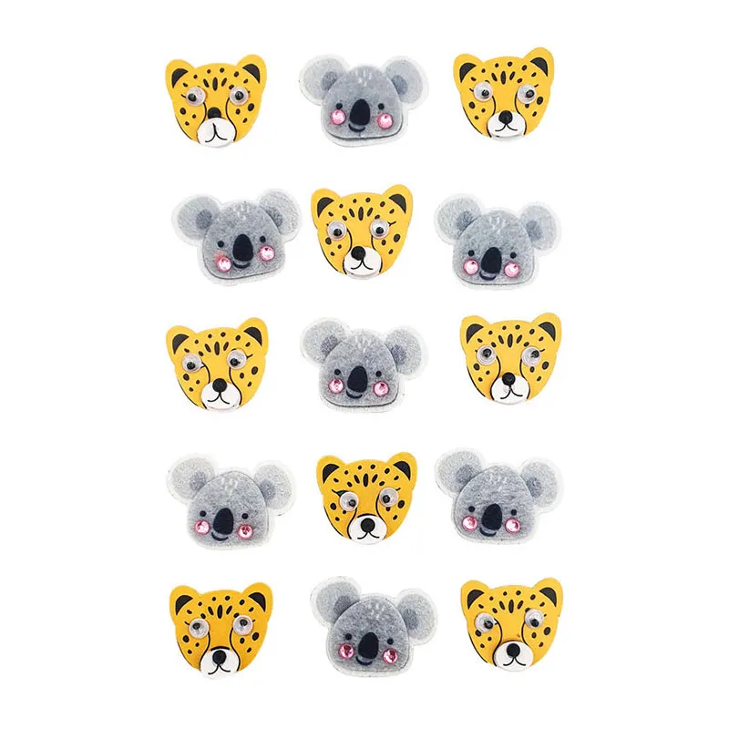 Stickers Animaux de la jungle - 71pcs-3