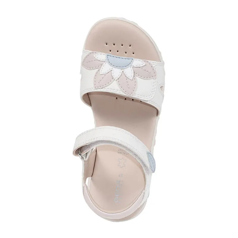 Sandales Haiti - Blanc/Rose clair-4
