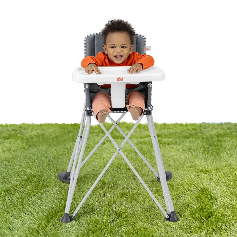 Chaise haute Pop'N'Dine Gris - 6m+-3