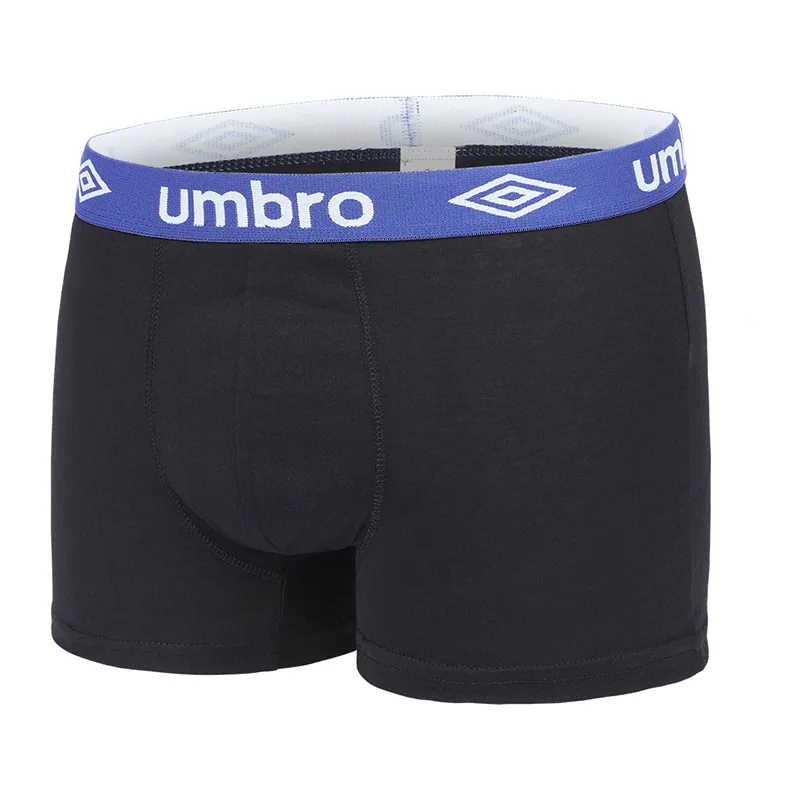 4 Boxers Homme Umbro - Noir/Bleu/Rouge-1