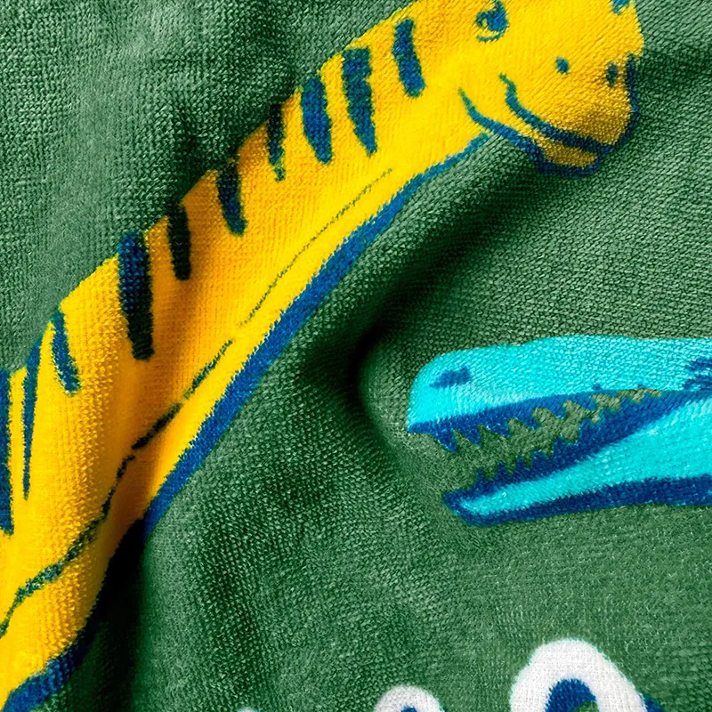Drap de plage Jurassic World Kaki 70x120cm-2
