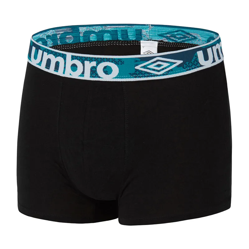 5 Boxers Homme Umbro - Noir/Gris/Bleu-1