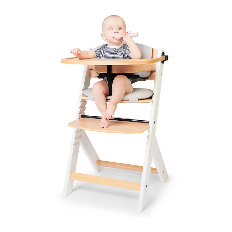 Chaise haute évolutive Enock Gris - 6m+-8