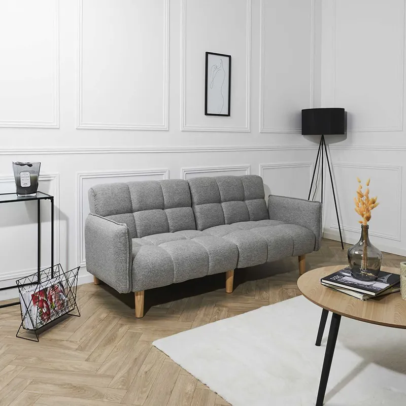 Canapé convertible Dream Gris - 195x91x83cm-2