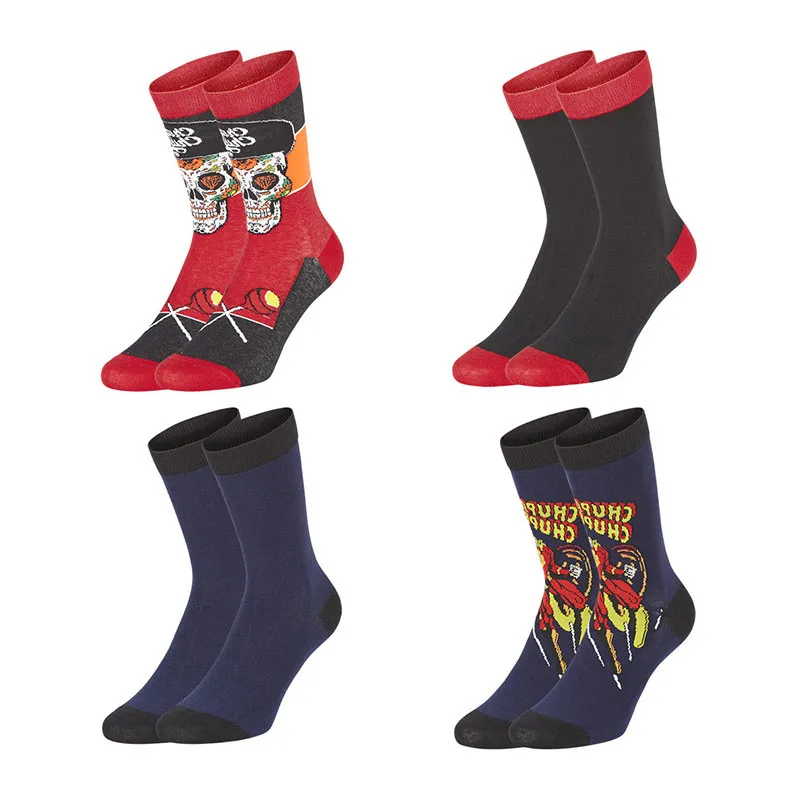 8 paires de Chaussettes Homme Chupa-Chups - Noir/Bleu/Rouge/Jaune-18