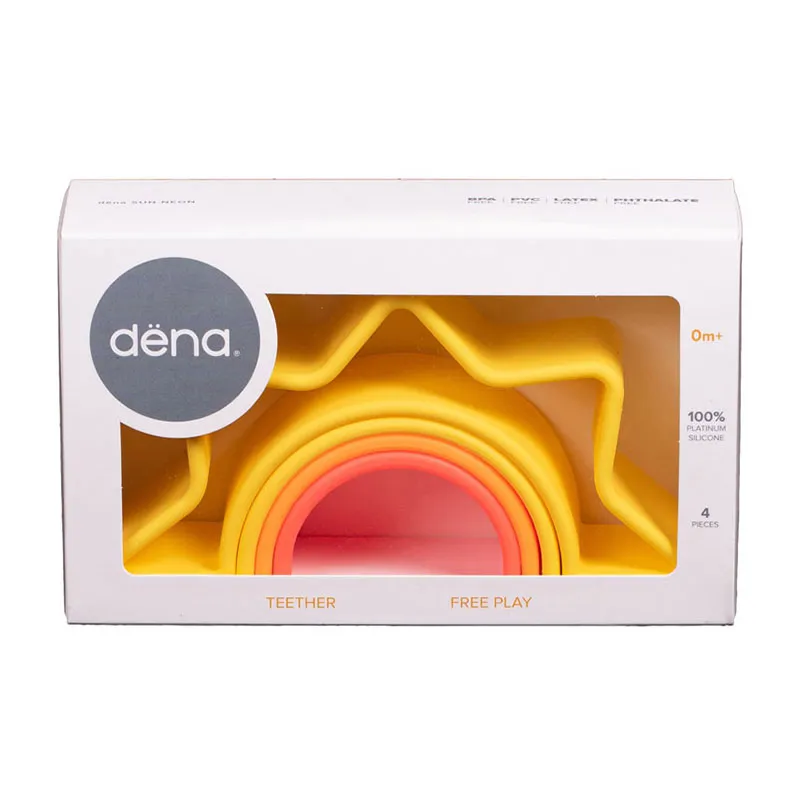Jouet Silicone Soleil Neon - 0m+-3
