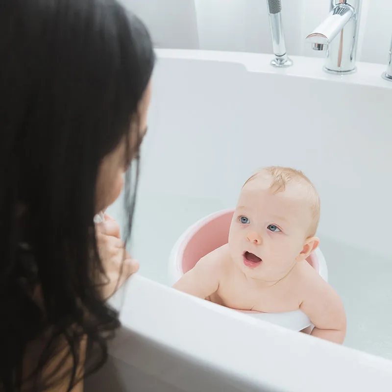 Anneau de bain Blanc/Rose - 6m+-4