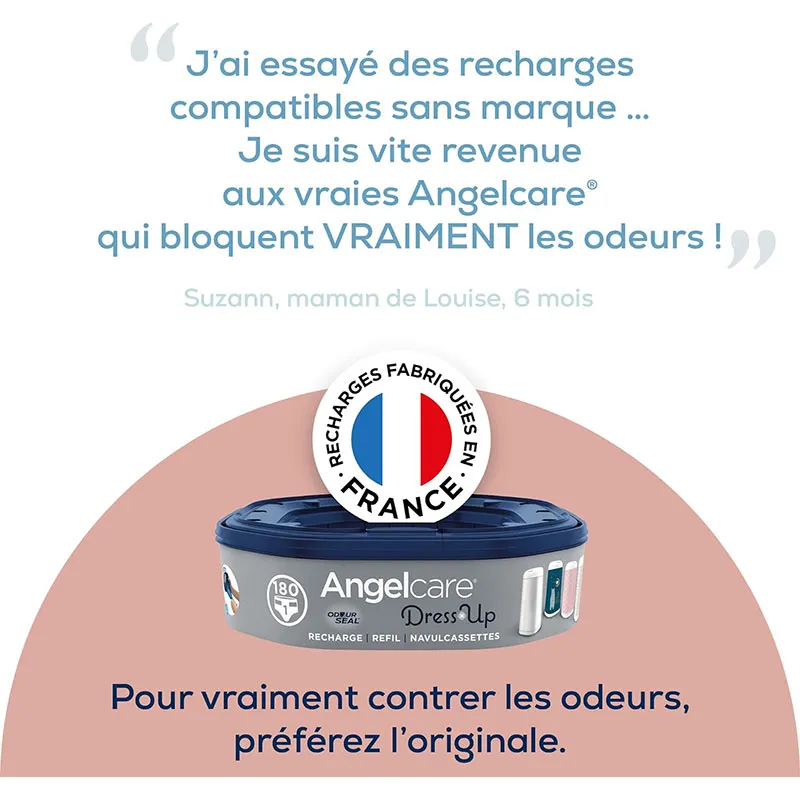 Poubelle à couches Dress Up 
avec 4 recharges-11