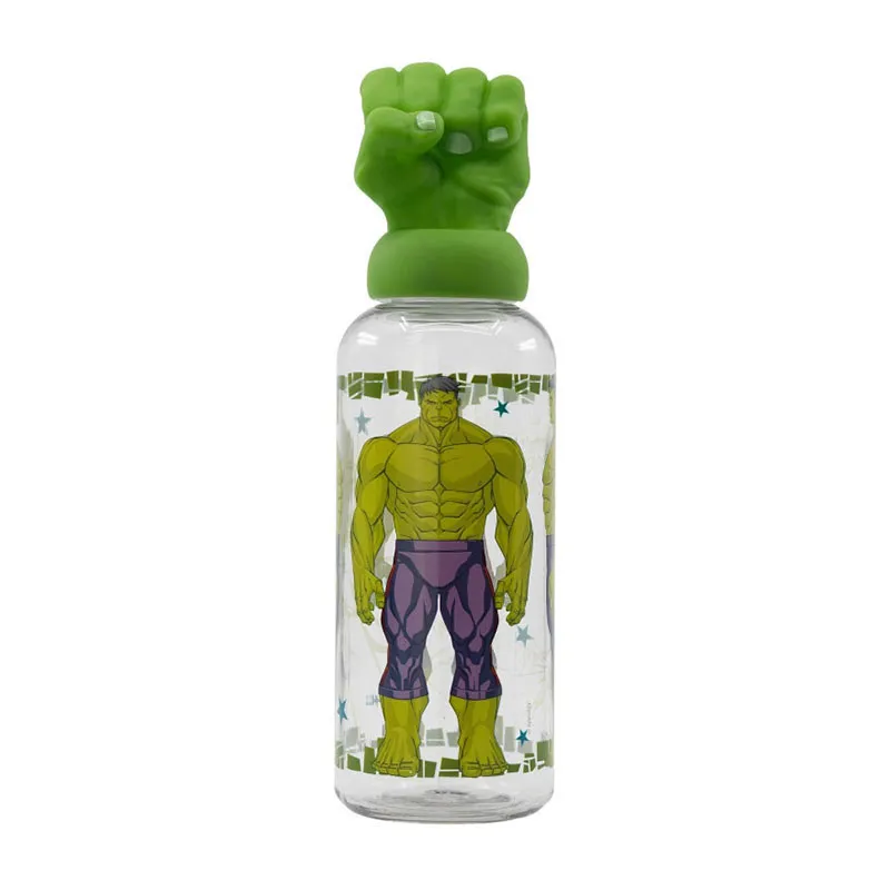 Gourde av. bouchon figurine 3D Hulk - 560ml-0