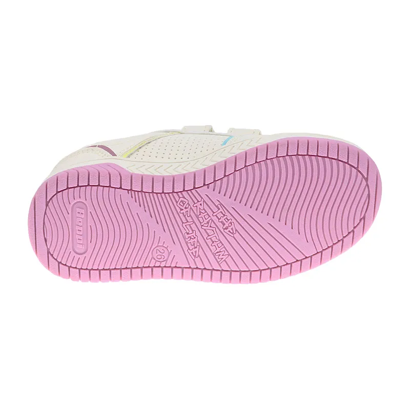 Baskets à double scratch Enfant Fille Romy - Beige-3