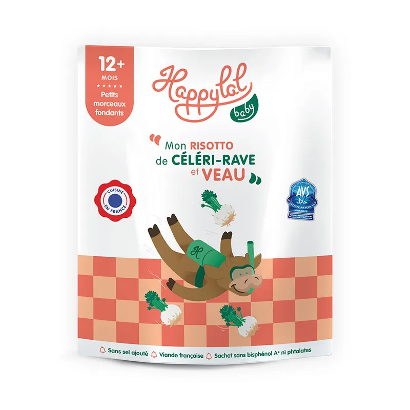 5x220g Mon risotto de céléri-rave et veau - 12m+- HAPPYLAL-1