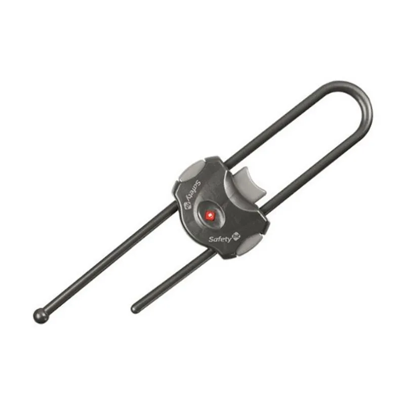 Verrou coulissant pour placard - Gris-1